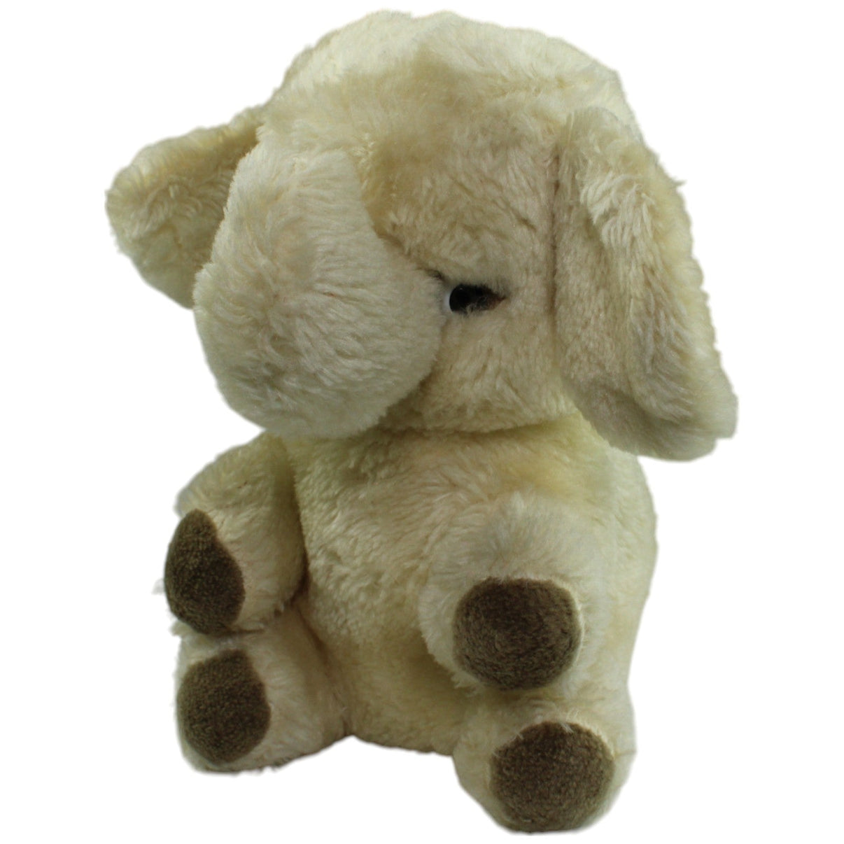 123000013930 Unbekannt Sitzender Elefant, beige Kuscheltier Kumpel Leo Gebraucht