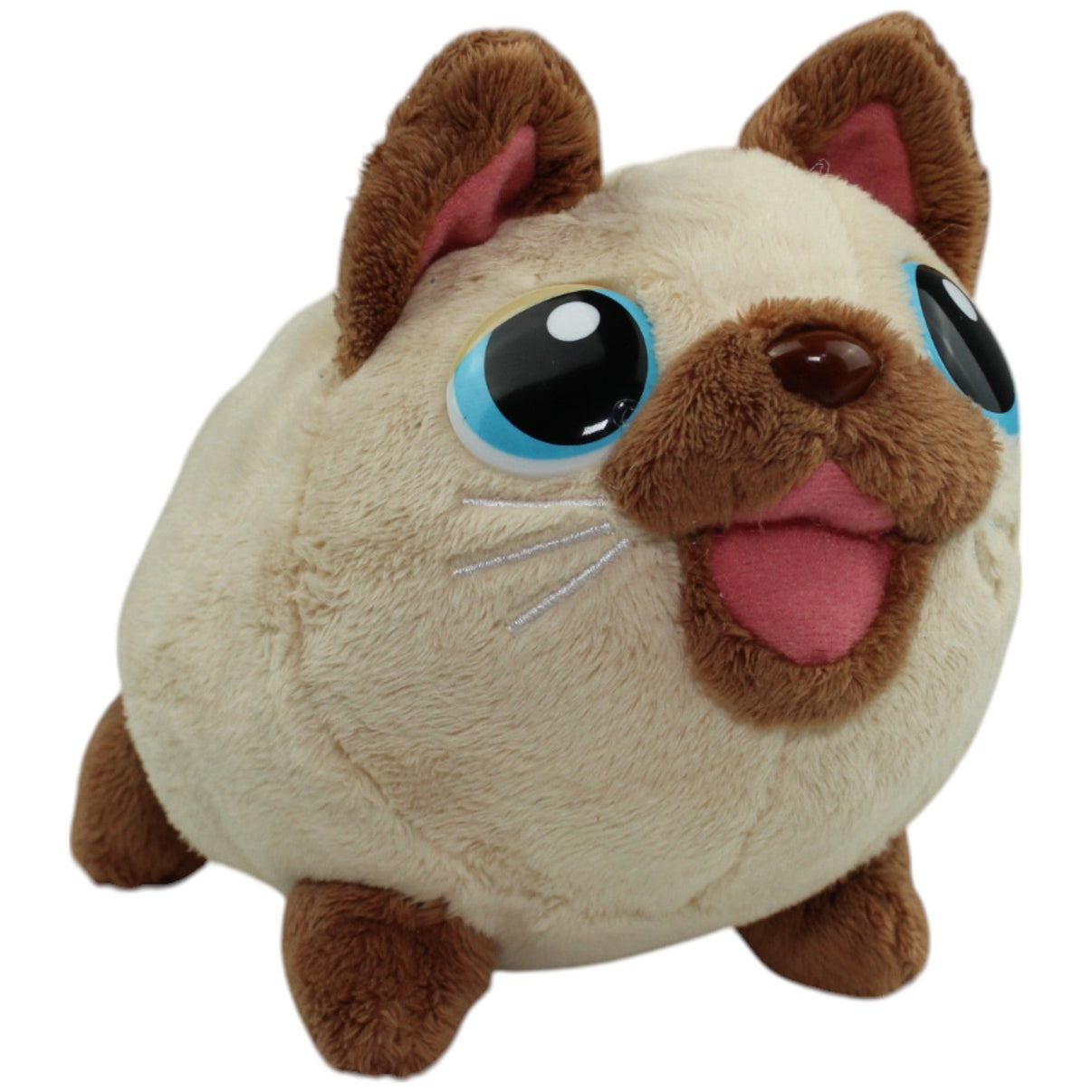 123000013958 Spin Master Chubby Puppies & Friends, Siamesische Katze Kuscheltier Kumpel Leo Gebraucht