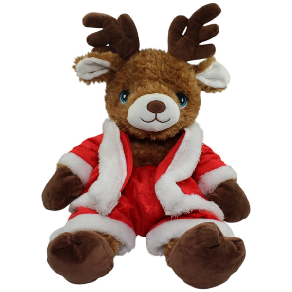Cuddles & Friends, Elch mit Weihnachtsmann-Outfit