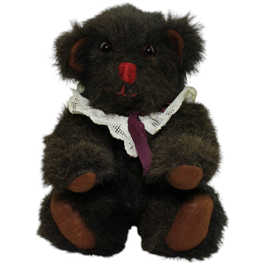 Schöner Teddybär mit Kragen und beweglichen Gliedern