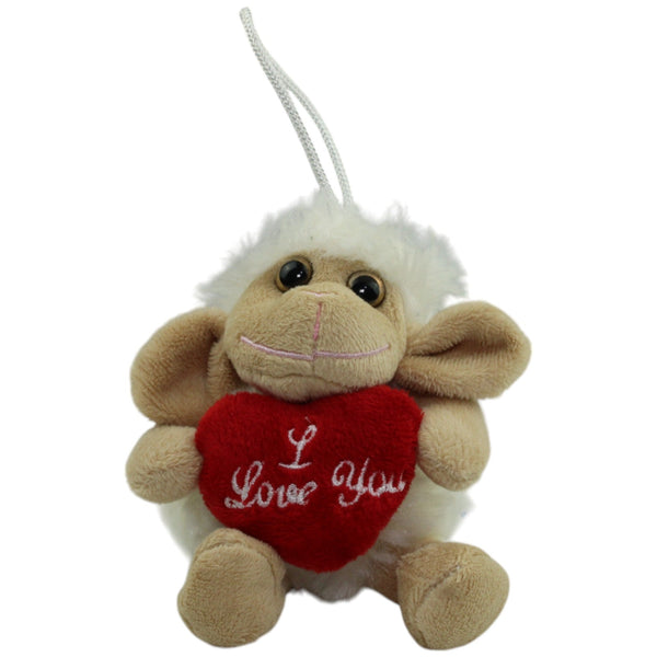 Kleines Schaf mit Herz "I Love You"