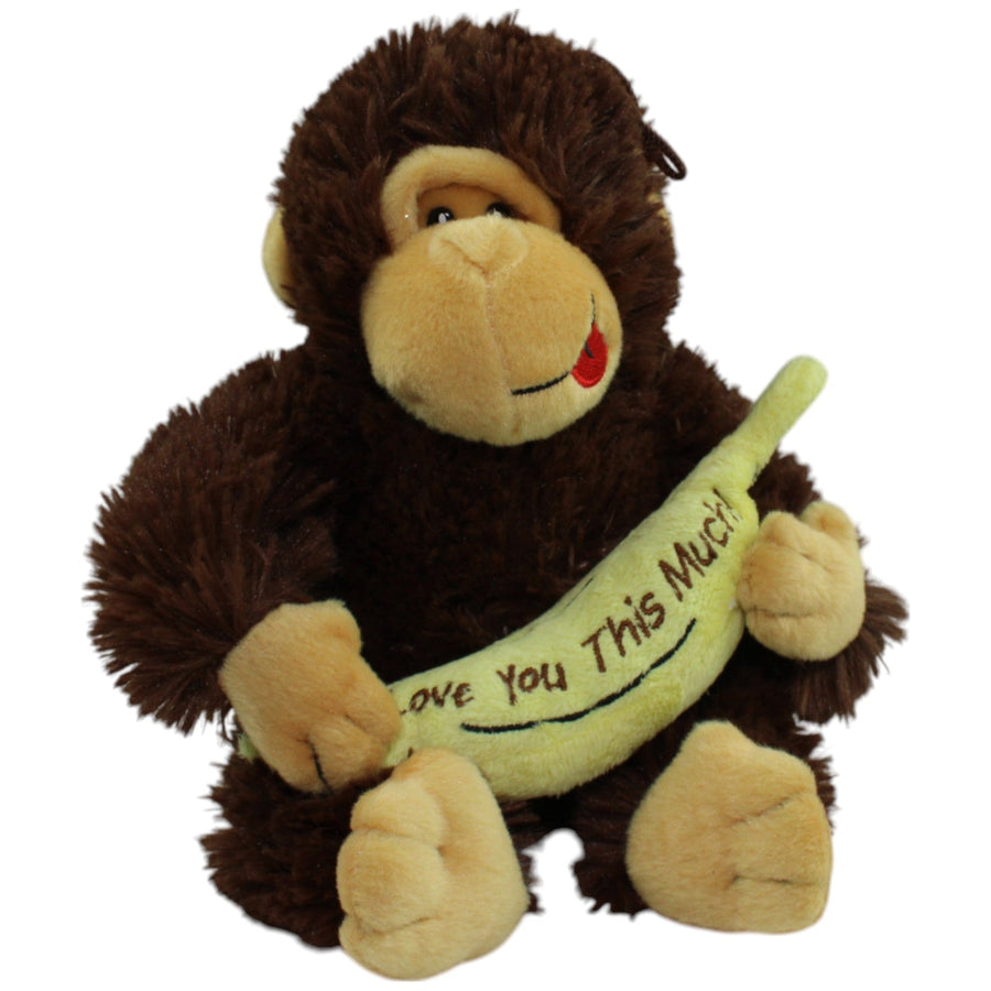 Süßer Affe mit Banane "I Love You This Much!"