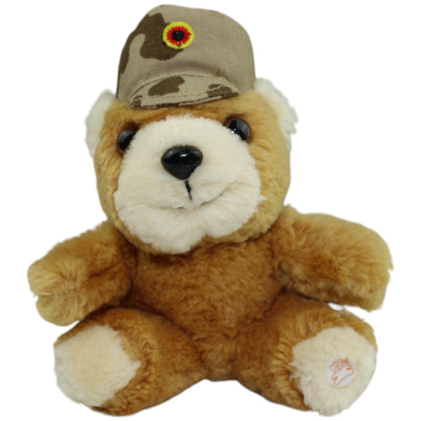 Teddybär mit Bundeswehr-Kappe