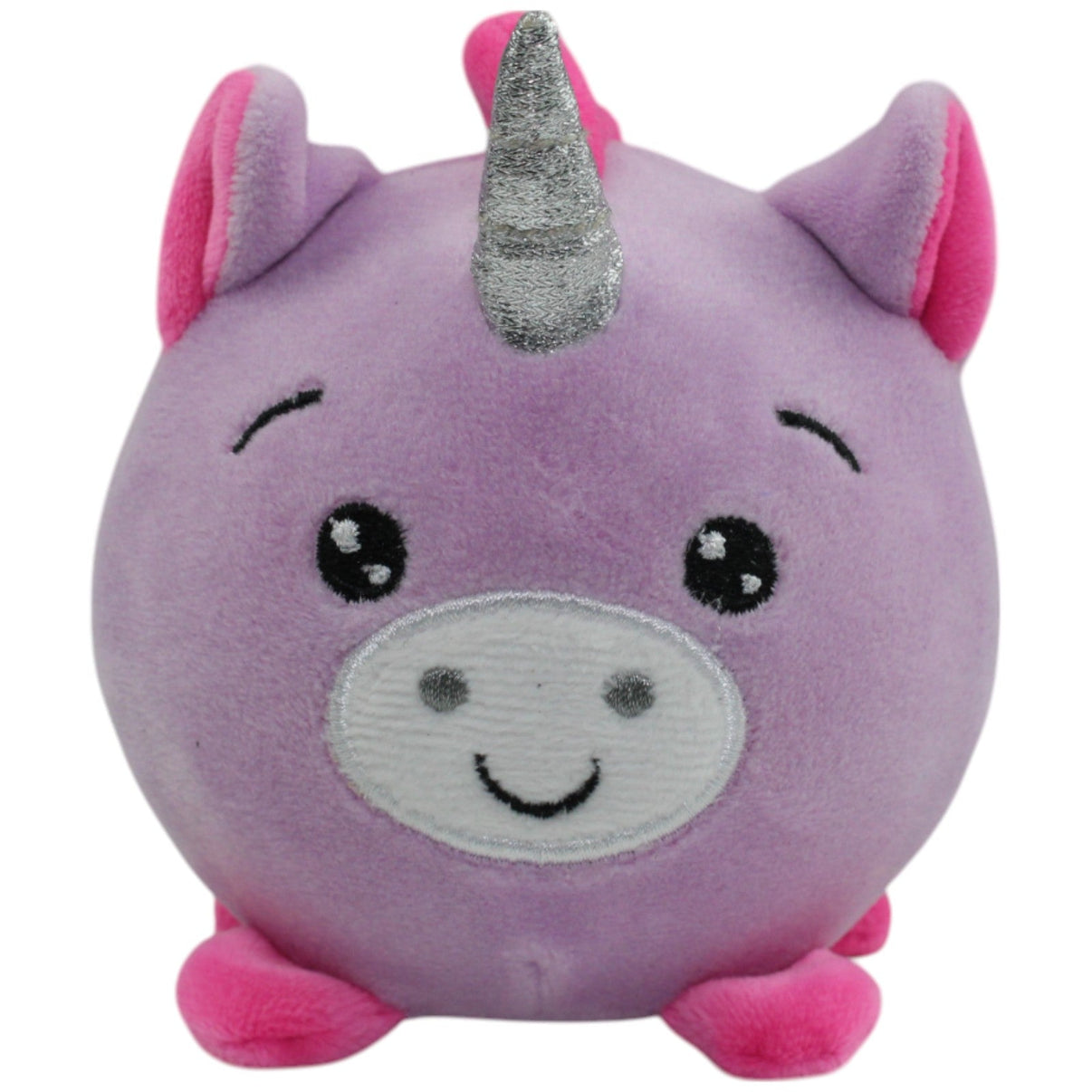 123000014021 Ernstings family Lila Squishy Einhorn, rund Kuscheltier Kumpel Leo Fantasy Gebraucht