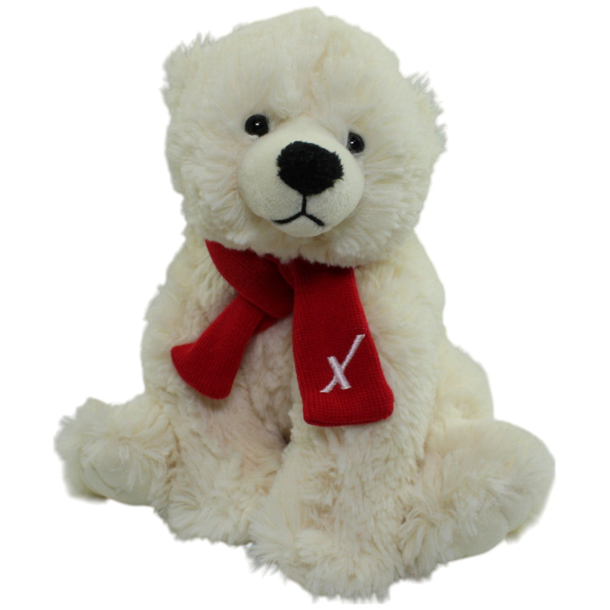 123000014079 MMmedia GmbH Cinemaxx, sitzender Eisbär mit Schal Kuscheltier Kumpel Leo Gebraucht