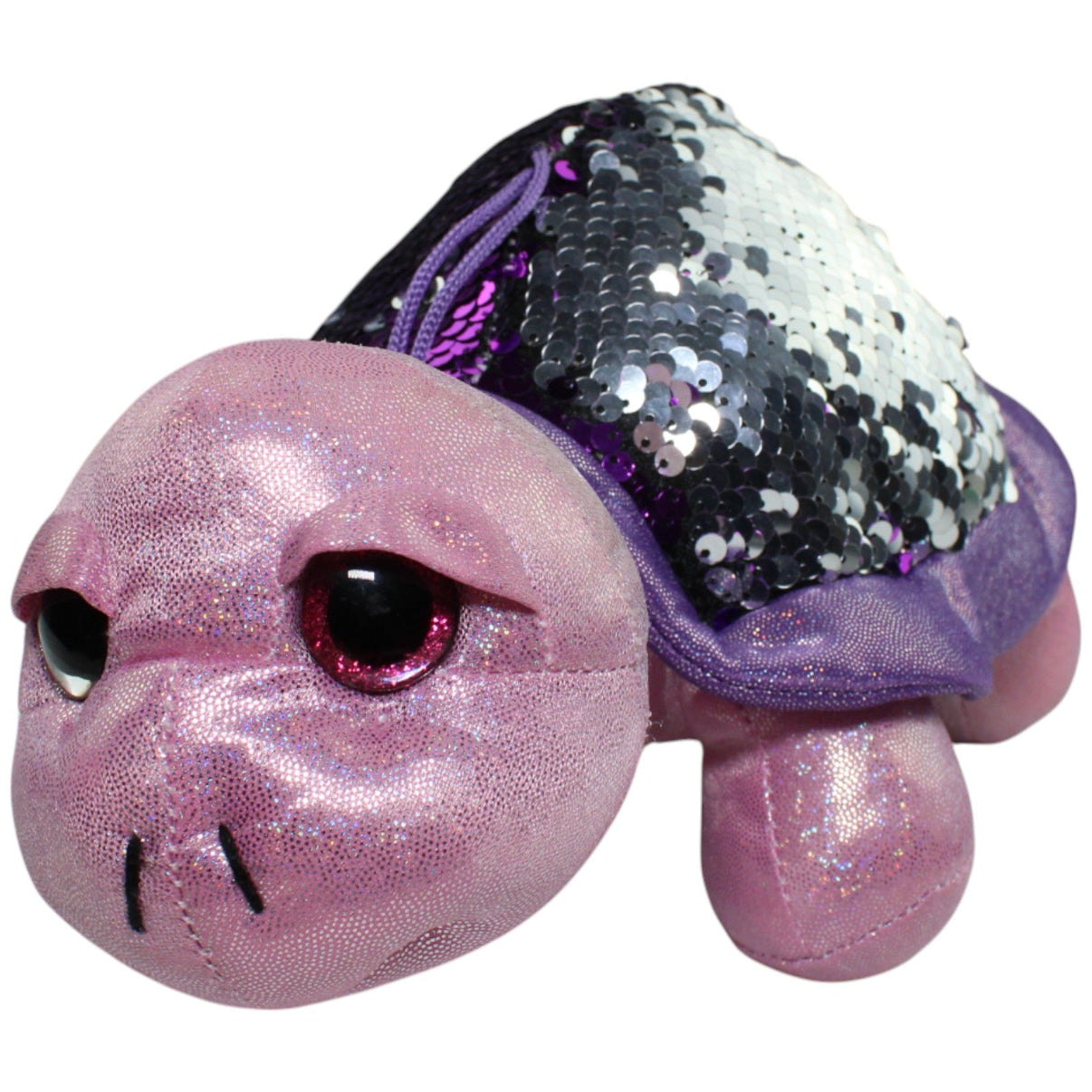 123000014100 Krüger & Gregoriades Glitzer Schildkröte mit Pailetten - Panzer, rosa Kuscheltier Kumpel Leo Gebraucht