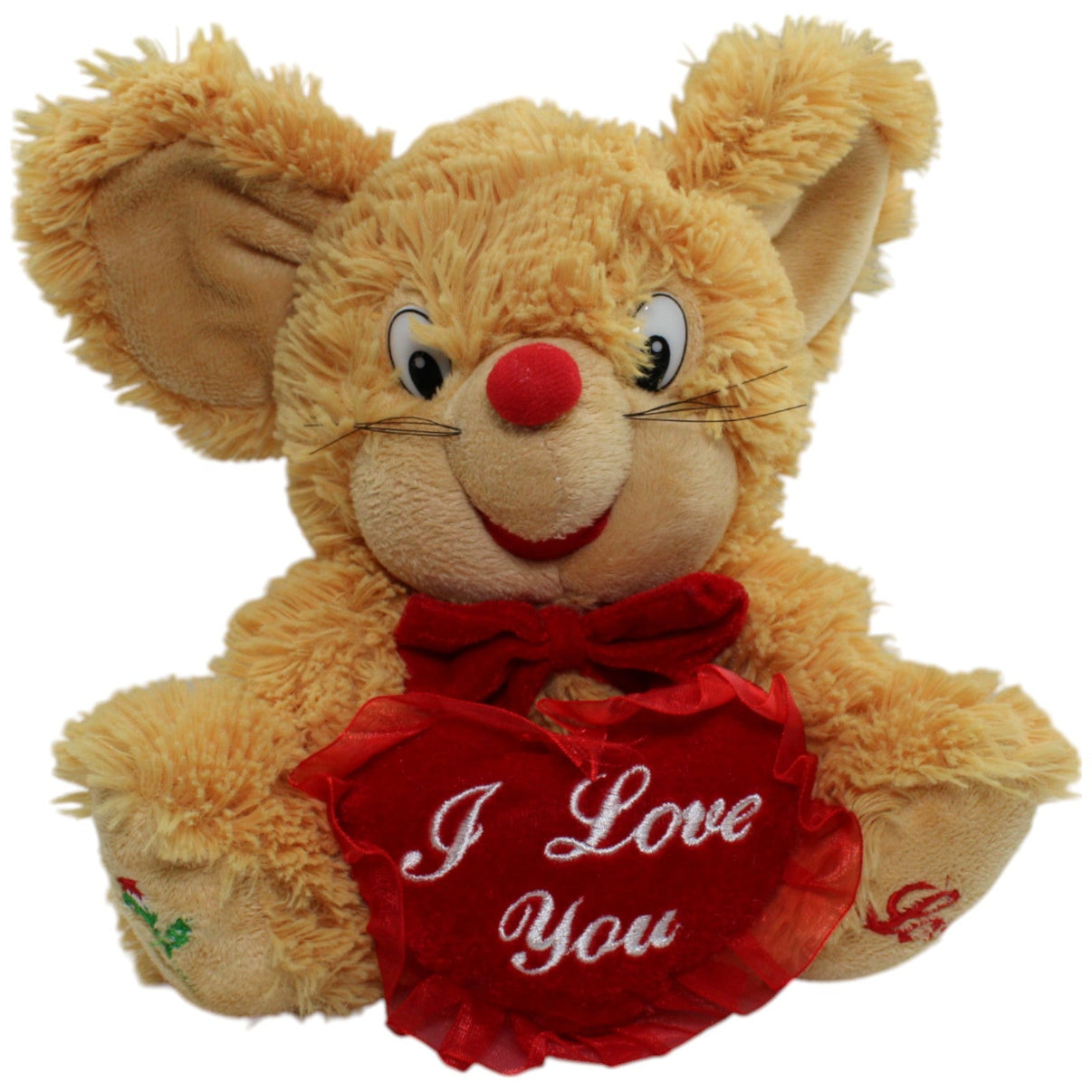 123000014114 Centor Warenhandels GmbH Toy Time, Maus mit Herzkissen "I love You" Kuscheltier Kumpel Leo Gebraucht