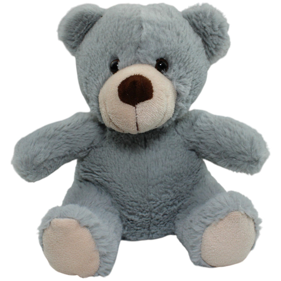 Hellgrauer Teddybär, sitzend