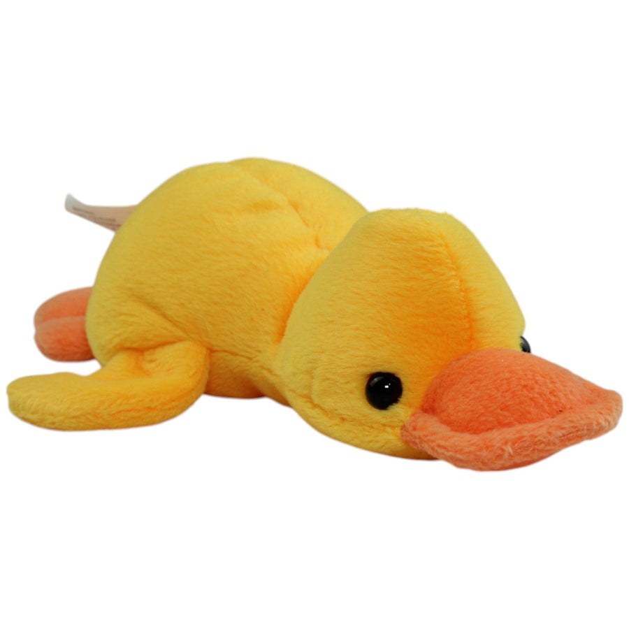 Süße gelbe Ente, liegend