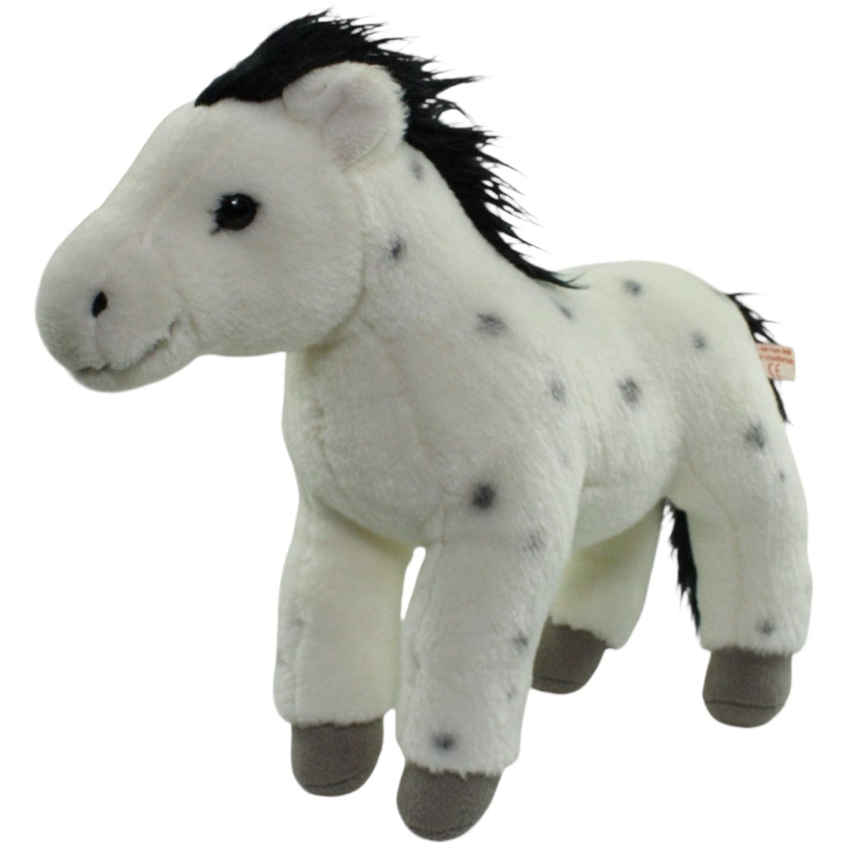 123000014338 Teddy - Hermann Pferd, weiß mit schwarzen Punkten Kuscheltier Kumpel Leo 32cm _GREEN WEEK_ ebay - 20 - stofftiere