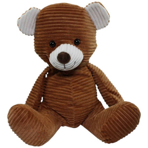 Süßer Teddybär mit Cord-Stoff