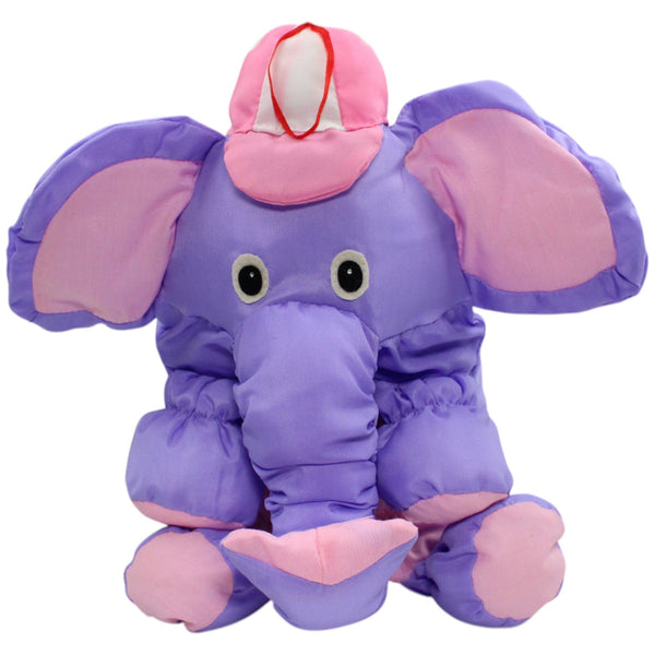 Knautschi Elefant mit Kappe, lila
