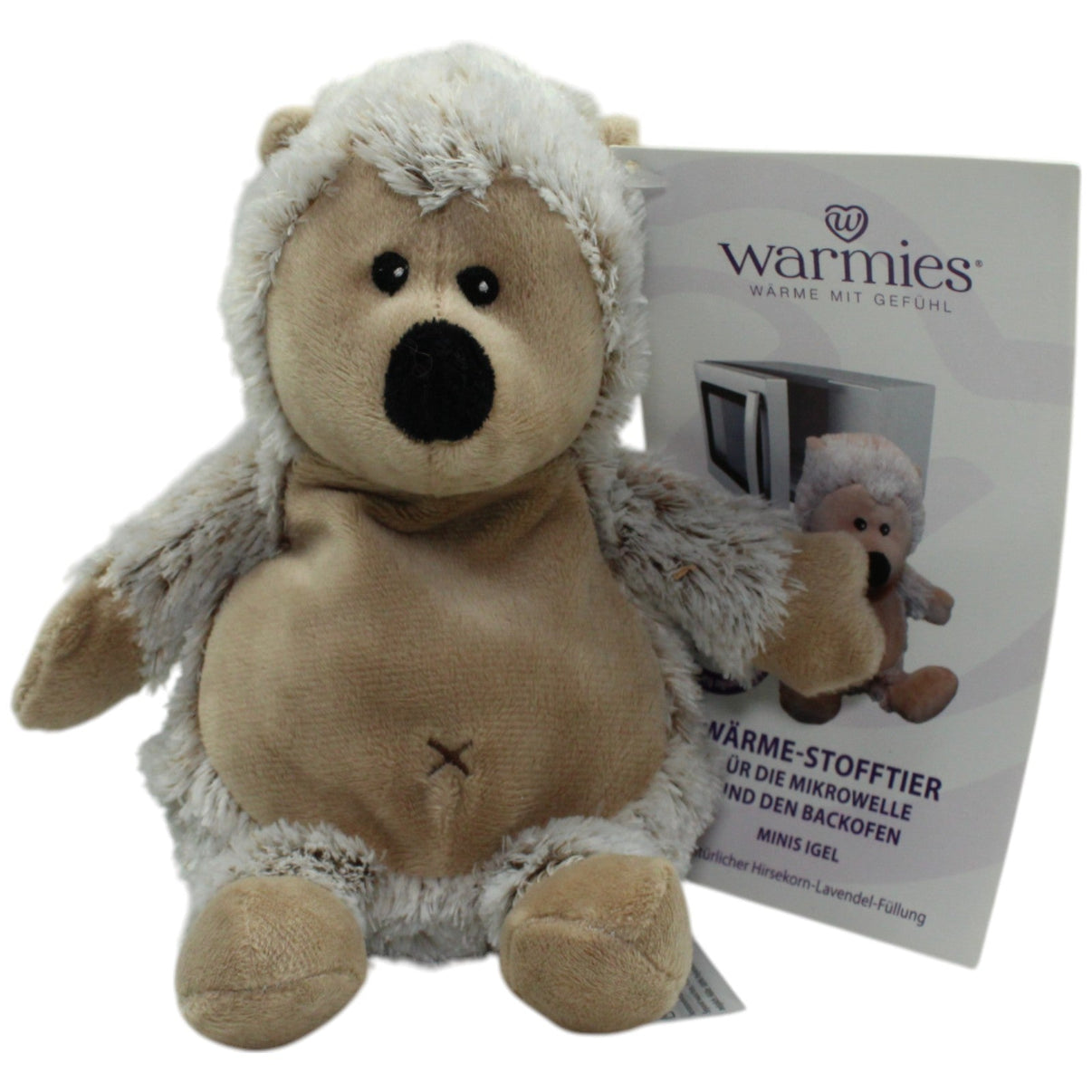 123000014617 GREENLIFE VALUE GMBH warmies Minis, Igel Wärmekissen mit Bezug Kumpel Leo neu