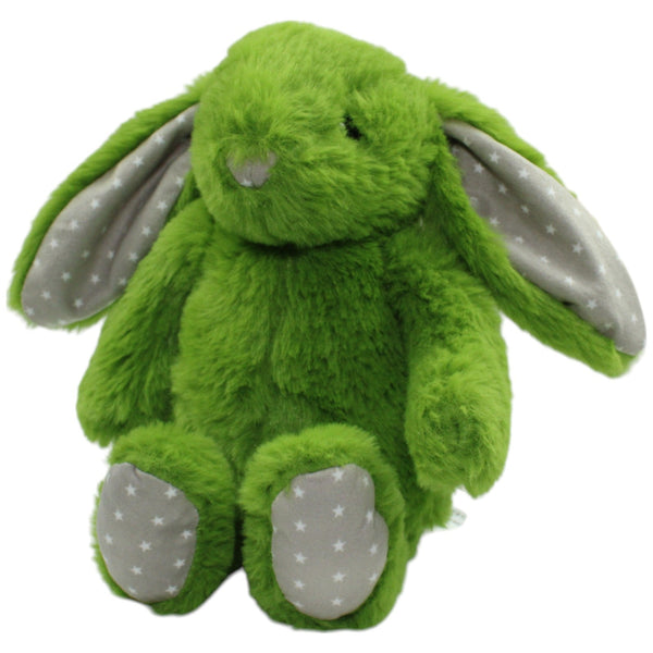 Grüner Hase mit Sternenmuster, superweich
