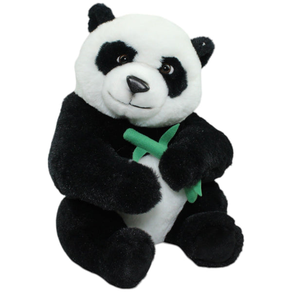 Süßer Panda mit Bambus, sitzend