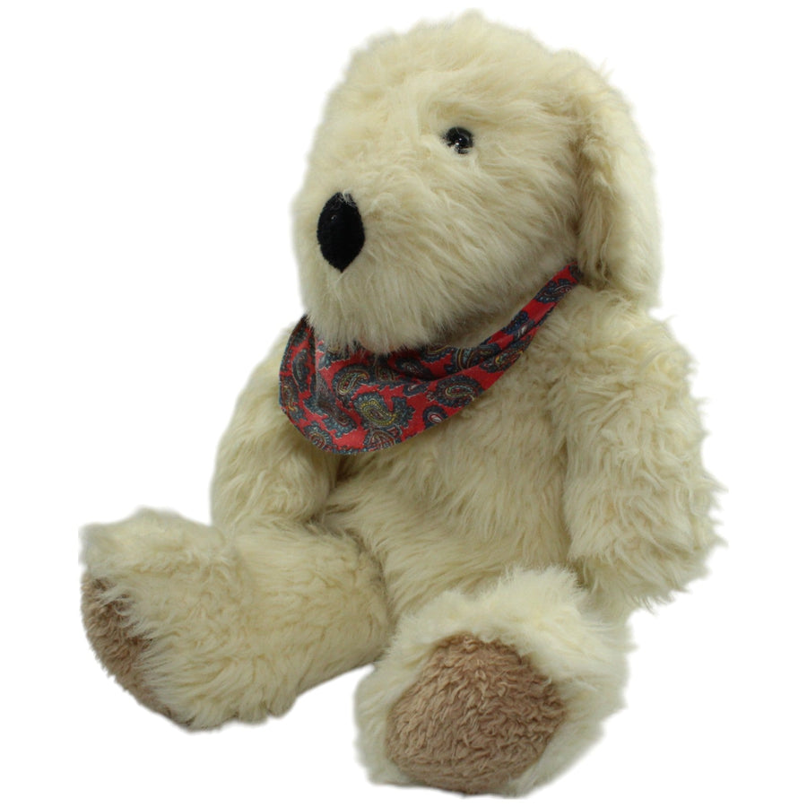 Süßer XL Hund mit Halstuch, beige