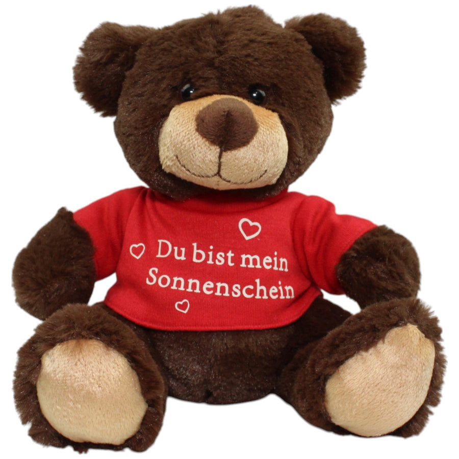 Bär mit Shirt "Du bist mein Sonnenschein", sitzend