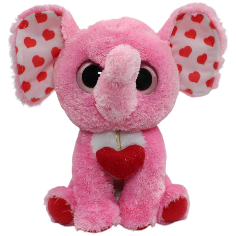 Pinker Elefant Tender mit Herzen
