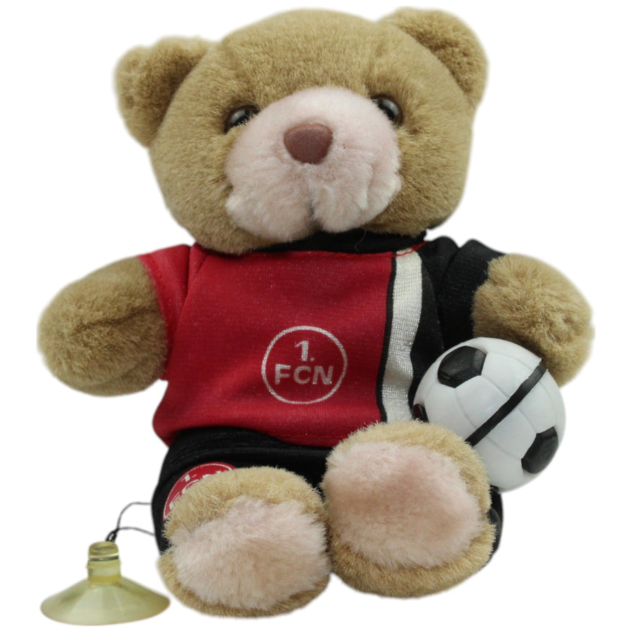 Teddy mit 1. FC Nürnberg Trikot & Fußball mit Saugnapf