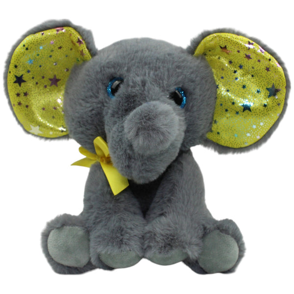 Süßer Elefant mit gelben Glitzer-Ohren