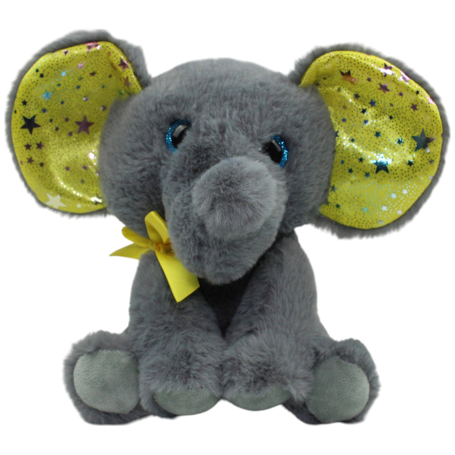 Süßer Elefant mit gelben Glitzer-Ohren