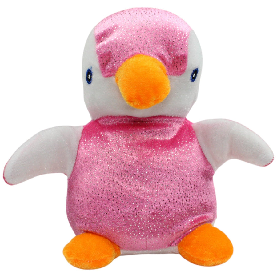Süßer pinker Glitzer Pinguin