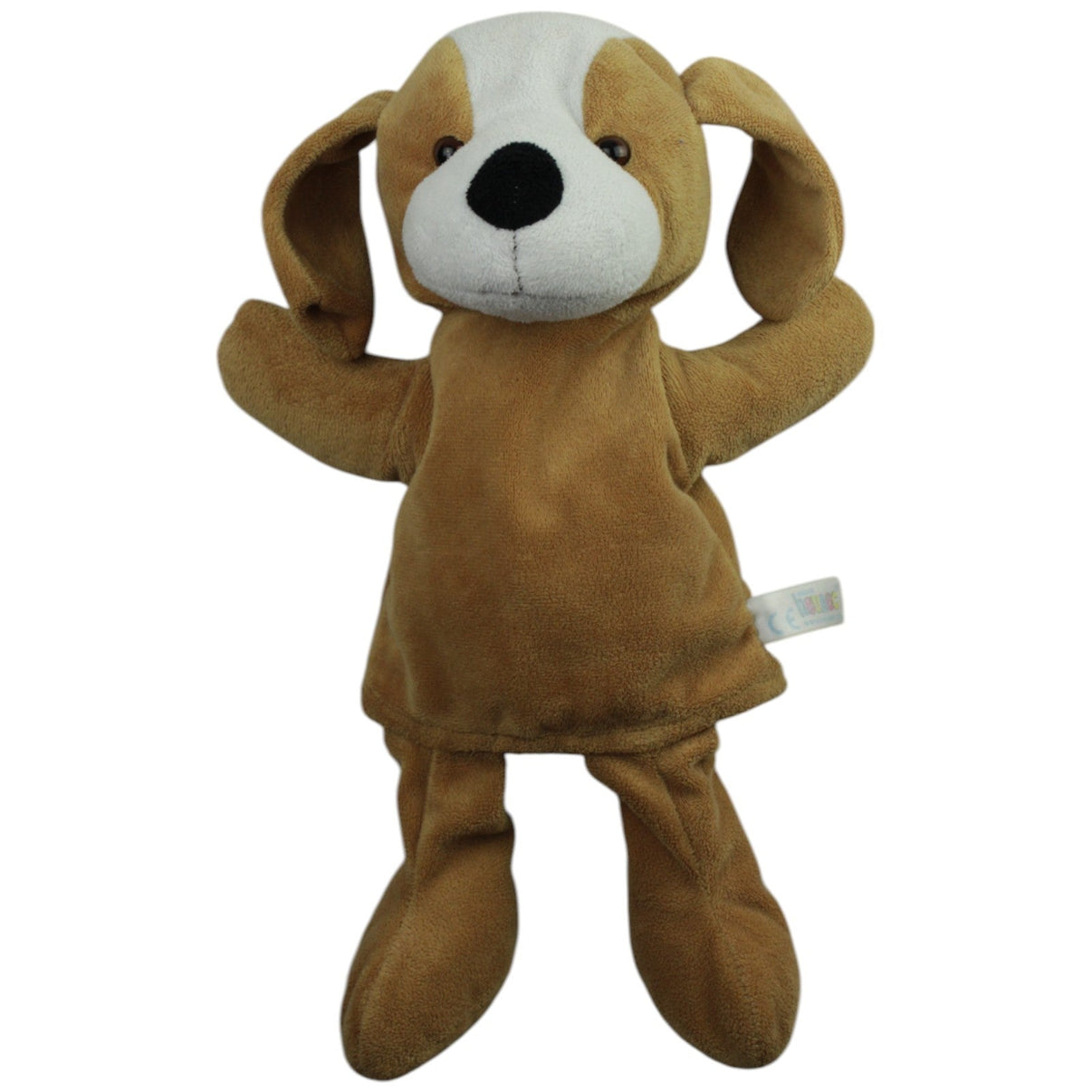 123000014944 Heunec Süßer Hund Handpuppe Kumpel Leo Gebraucht