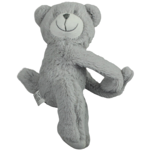 Grauer Teddy mit Kletthänden