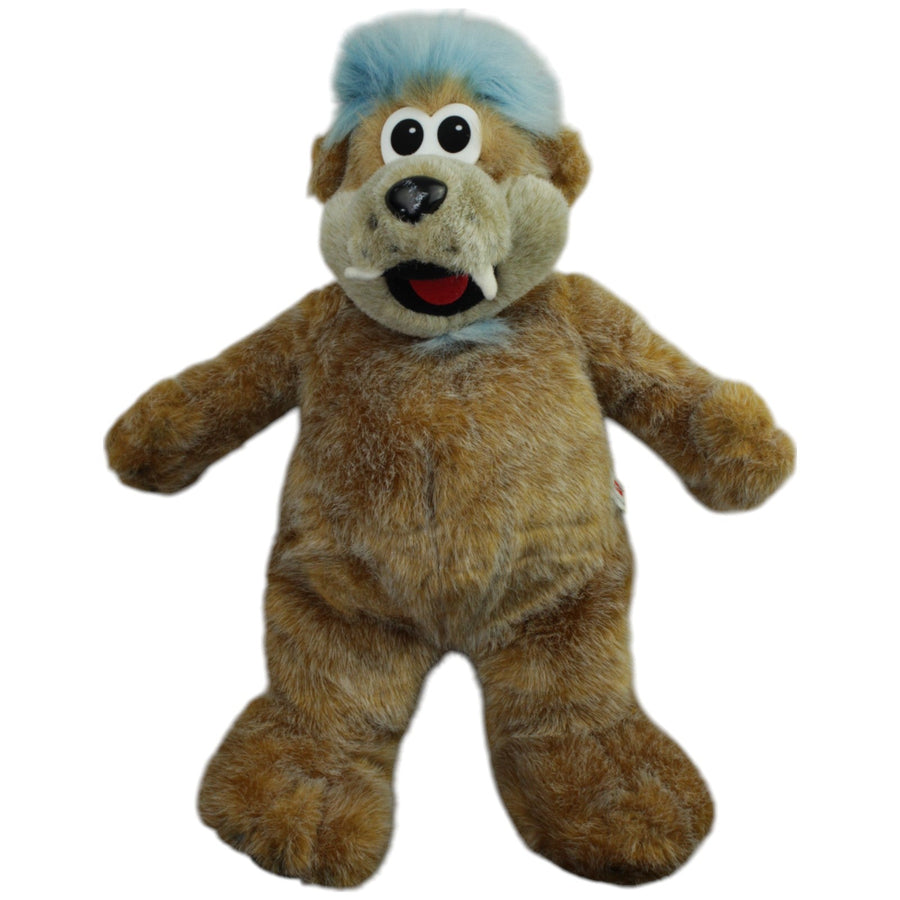 Hübscher Bär mit blauen Haaren, groß