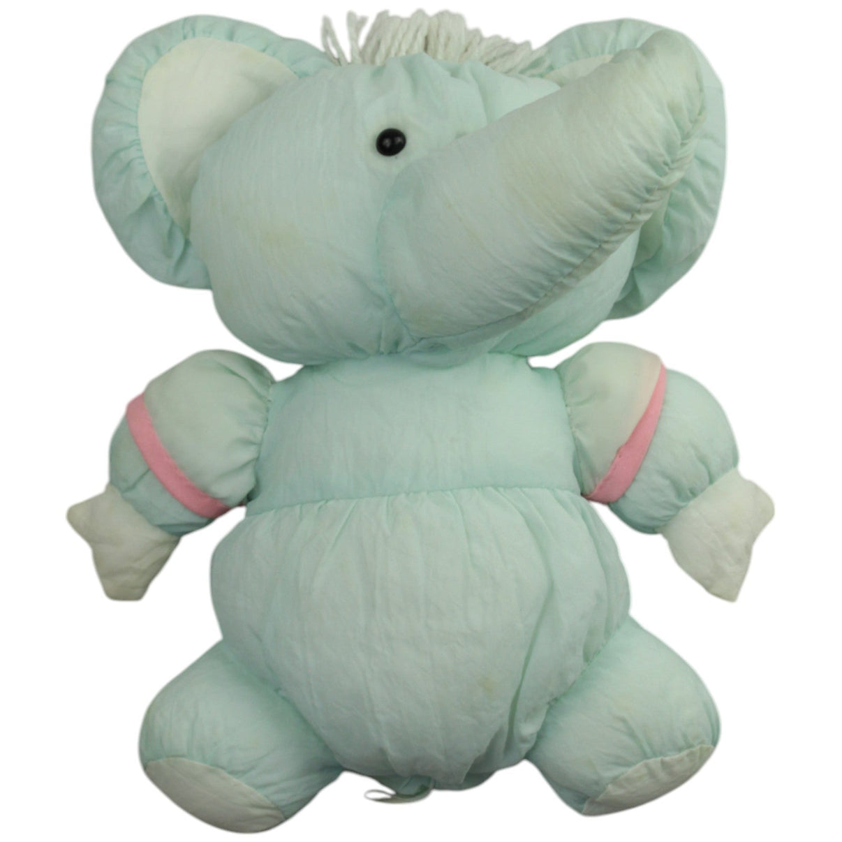 123000015131 Euro Play Knautschi, türkiser Elefant Kuscheltier Kumpel Leo _Vintage_ Gebraucht Vintage