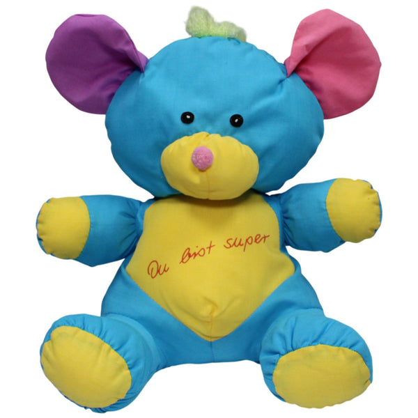 Knautschi, blaue Maus "Du bist super"