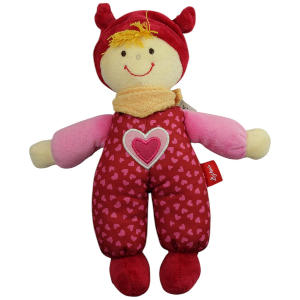 123000015182 Sigikid Sigidoll, Mädchen mit Herz Puppe Kumpel Leo Gebraucht