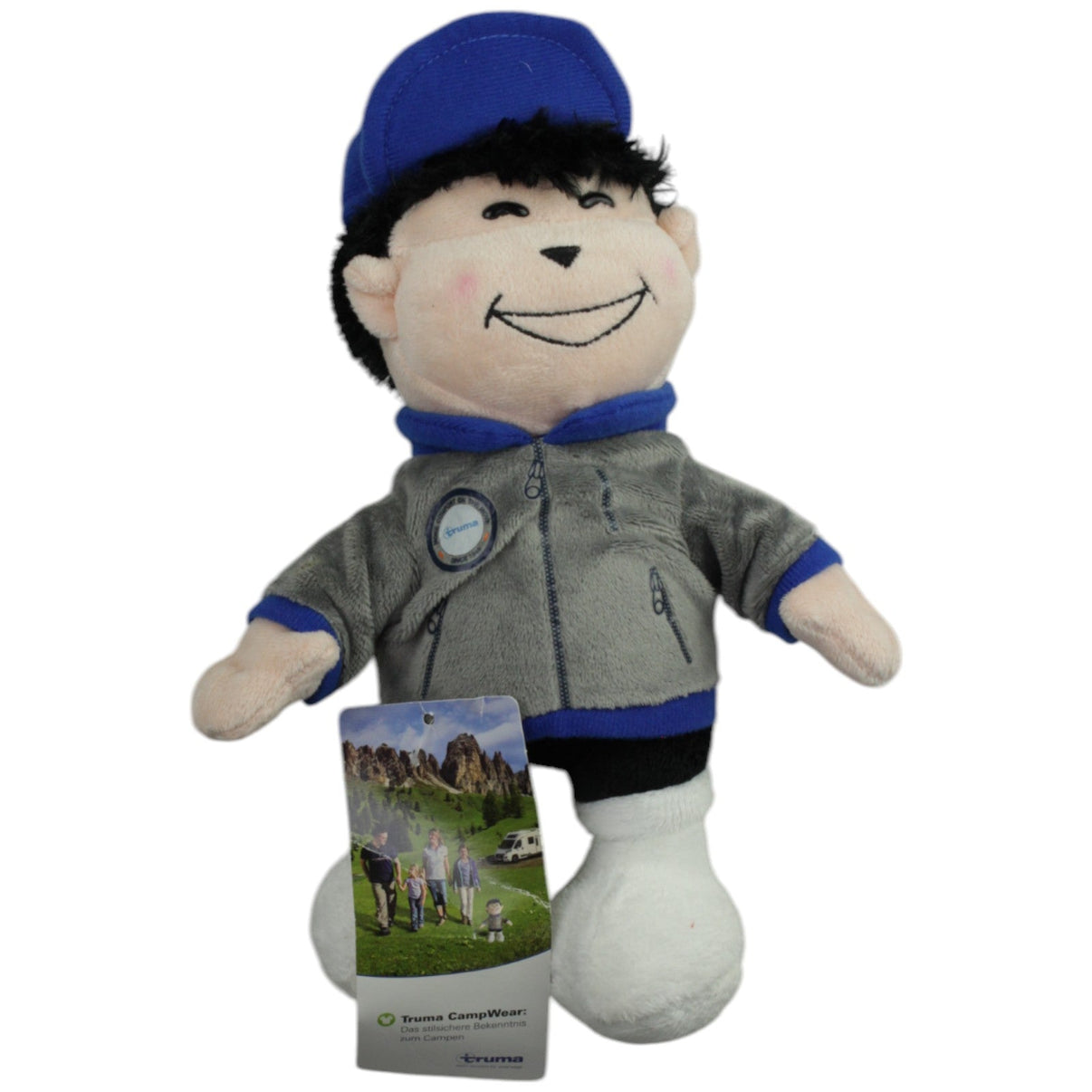 123000015266 Openmindz Truma Männchen mit Jacke & Kappe "ON THE MOVE" Plüschfigur Kumpel Leo neu