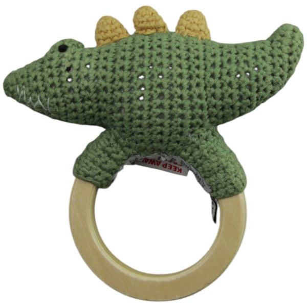 Krokodil in Strickoptik