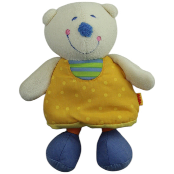 Teddybär mit orangem Kleid