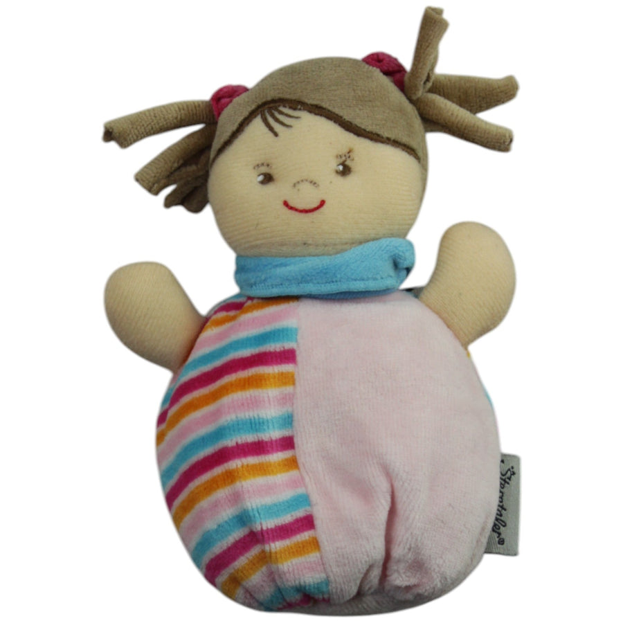 Mädchen mit blauem Halstuch, rosa
