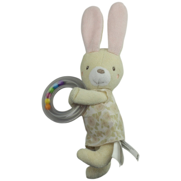 Hase mit Rosenmuster-Kleid