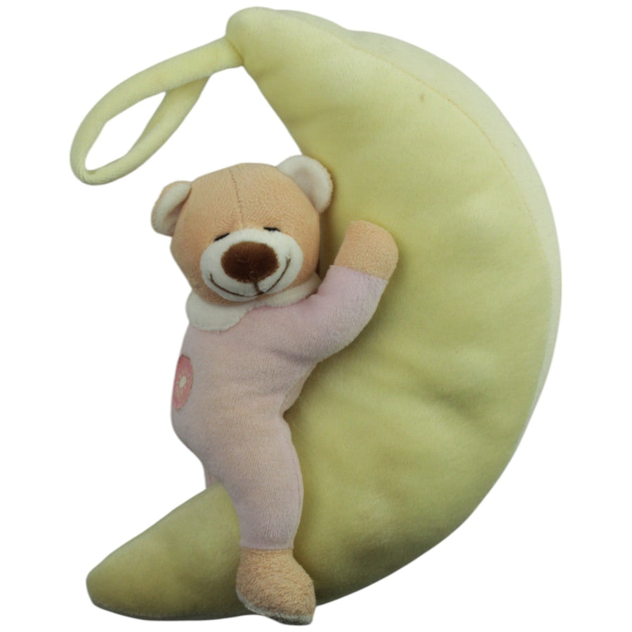 Schlafender Teddybär auf Mond mit Funktion