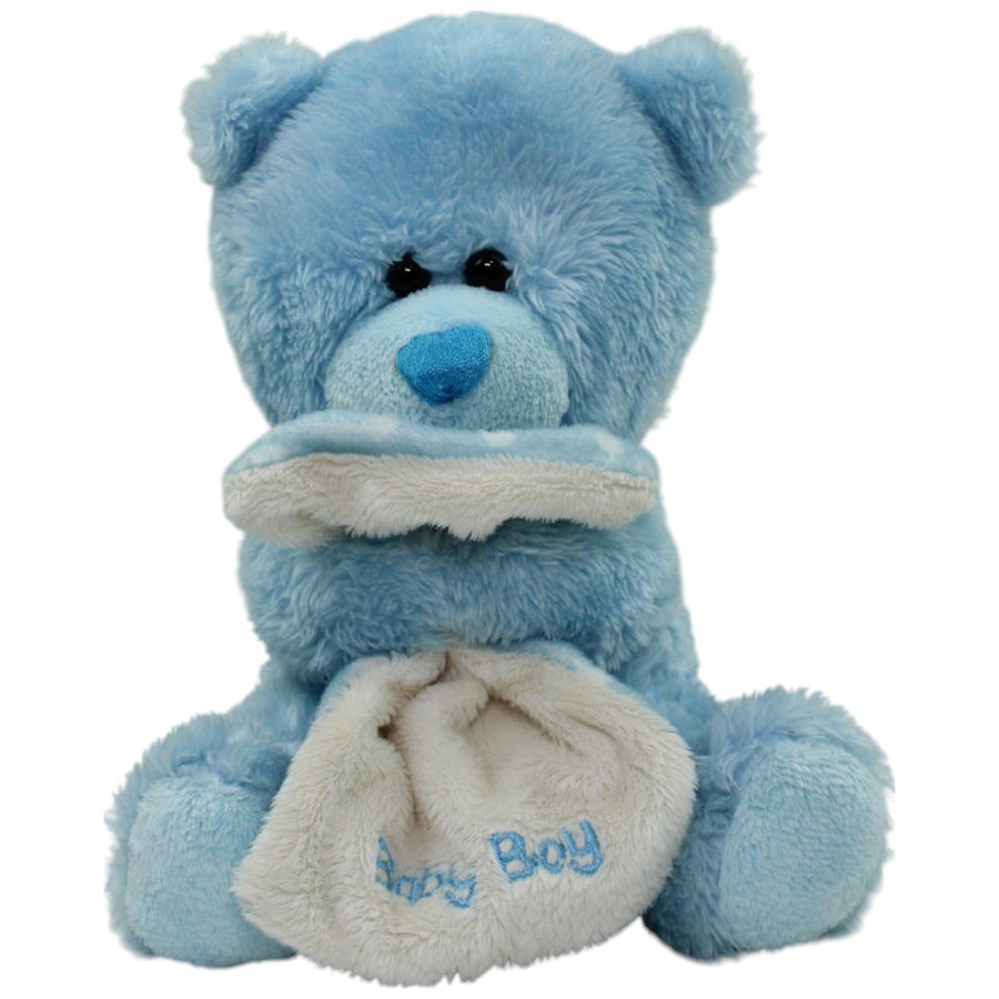 Pipp the Bear and friends, blauer Teddybär mit Schmusetuch "Baby Boy"