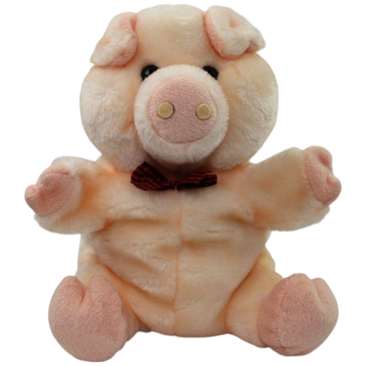 123000015758 Bastitoy Schwein mit Schleife Handpuppe Kumpel Leo Gebraucht