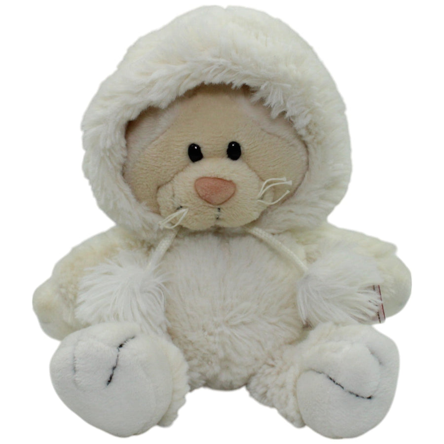 Mädchen Schneekatze mit Mütze