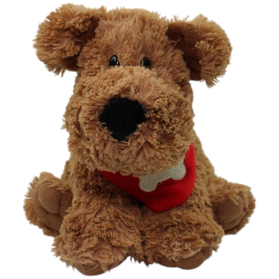 Süßer brauner Hund mit Halstuch