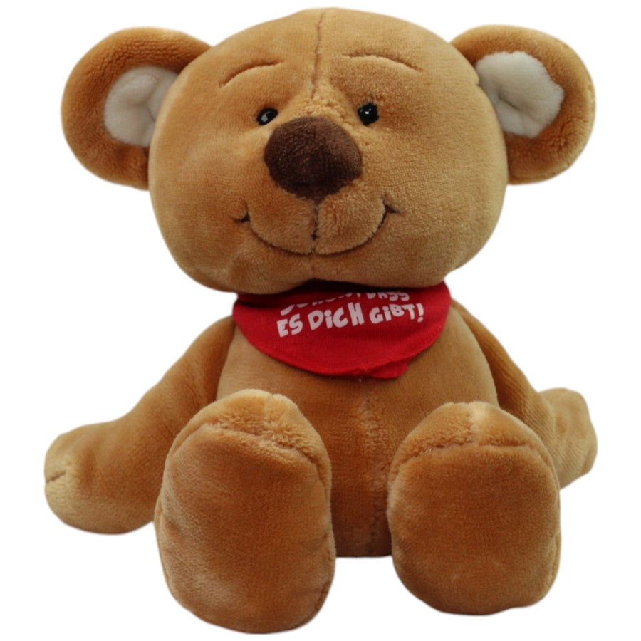 Süßer Teddy mit Halstuch "Schön, dass es dich gibt!"