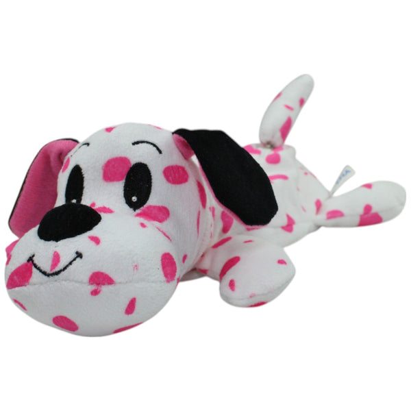 Weißer Hund mit pinken Flecken