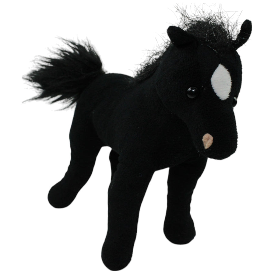 Schwarzes Pferd, stehend