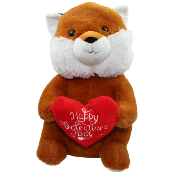 Woolies, XL Fuchs mit Herz "Happy Valentines Day"
