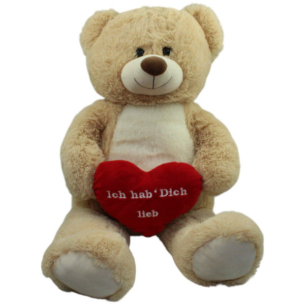 XXXL Teddybär mit Herz "Ich hab´ Dich lieb"