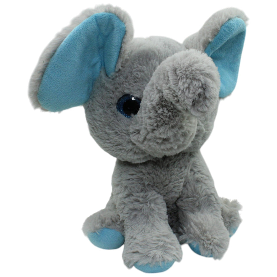 Süßer Elefant mit Glitzer-Augen, sitzend
