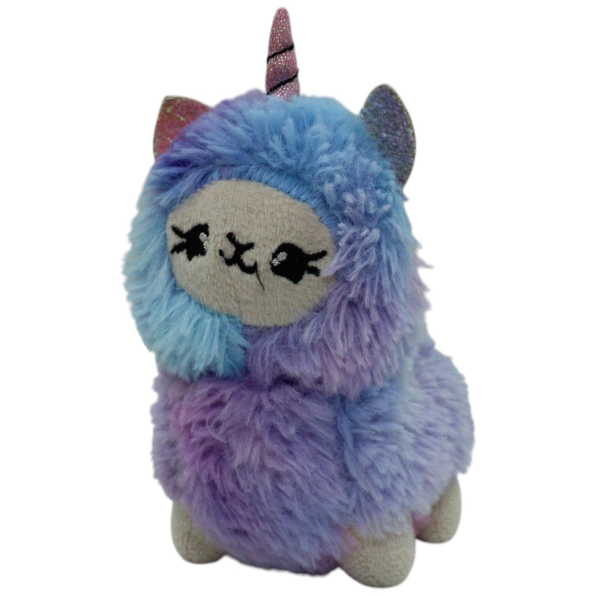 123000016353 Ernstings family Regenbogen Lama mit Horn Schlüsselanhänger Kumpel Leo Fantasy Gebraucht
