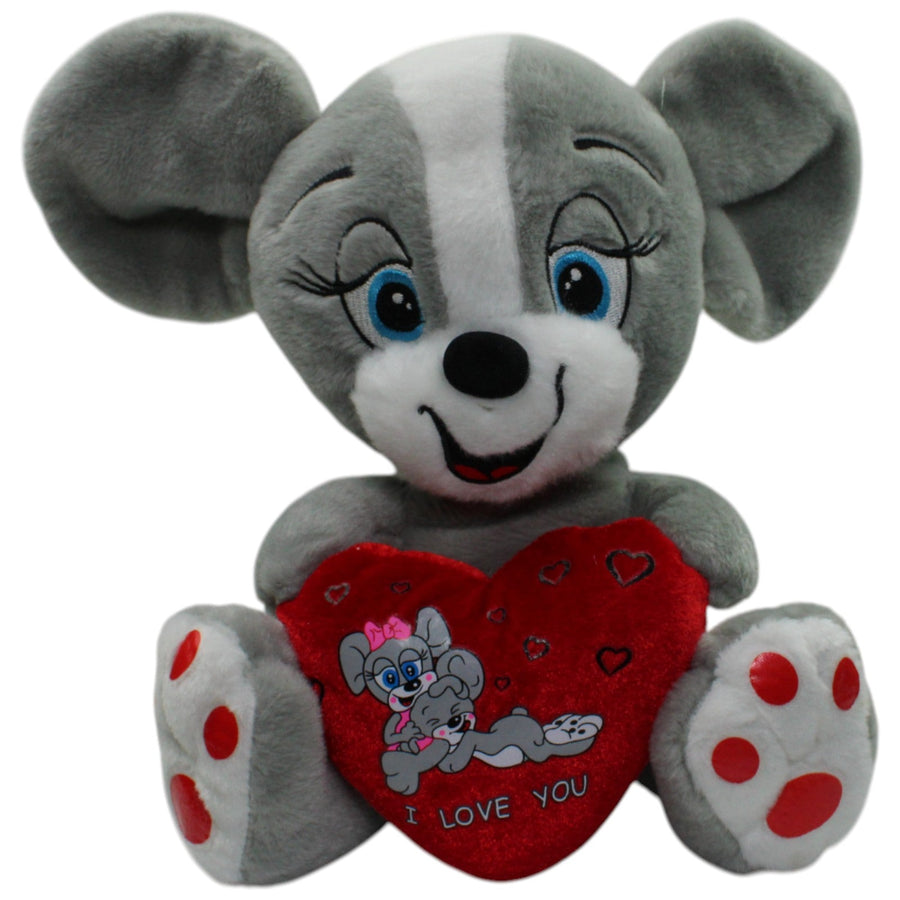 Maus mit Herz "I Love You"